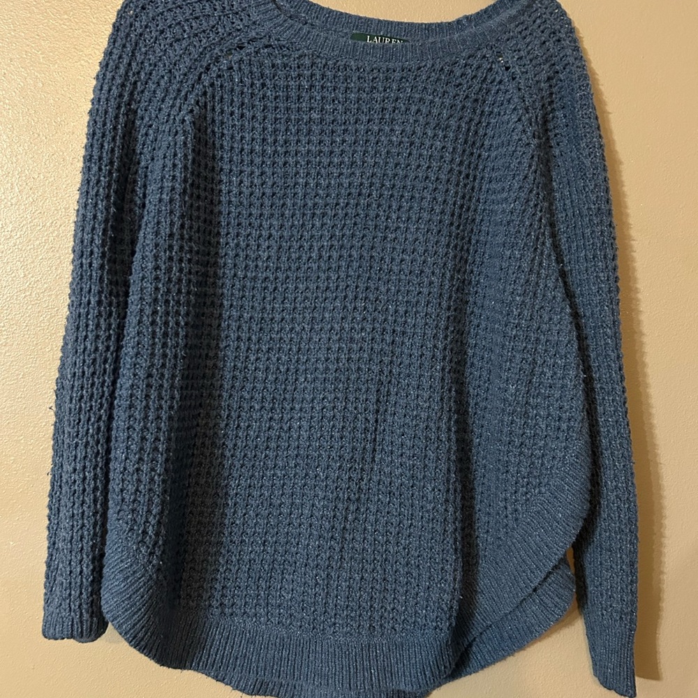 Polo by Ralph Lauren Navy Crew Neck Sweater